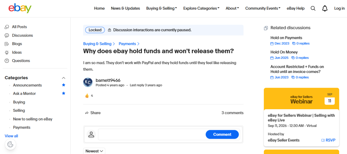 eBay's Managed Payments System Has a Secret, and Millions of Sellers Are Paying for It 7