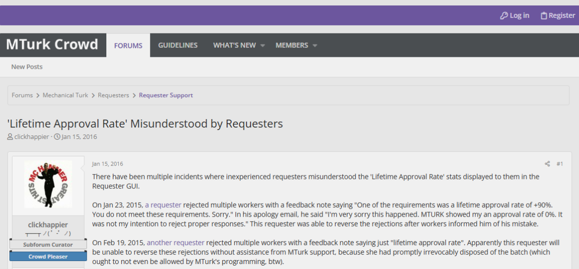 How Amazon's Mechanical Turk Lets Requesters Steal Labor and Get Away With It 2