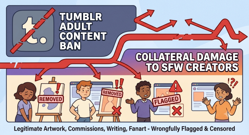 Censored by Mistake: How Tumblr’s Purge Caught Safe-For-Work Artists in the Crossfire 1 Censored by Mistake: How Tumblr’s Purge Caught Safe-For-Work Artists in the Crossfire 1
