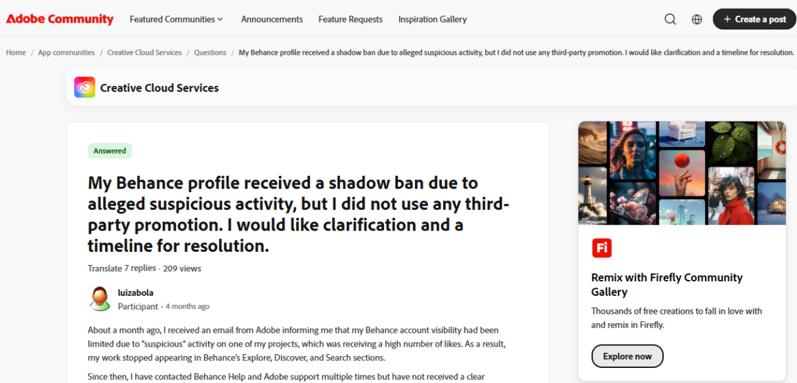 The Vanishing Portfolio: Inside Behance's Quiet Visibility Crisis 2 The Vanishing Portfolio: Inside Behance's Quiet Visibility Crisis 2