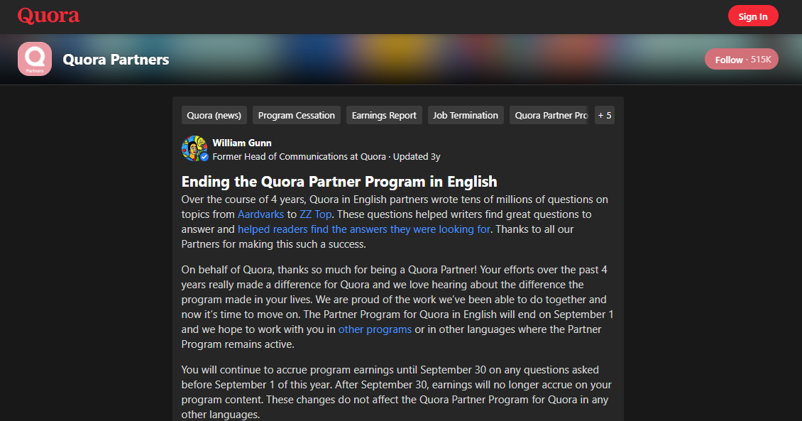 The Question Economy: What Quora's Partner Program Left Behind 2