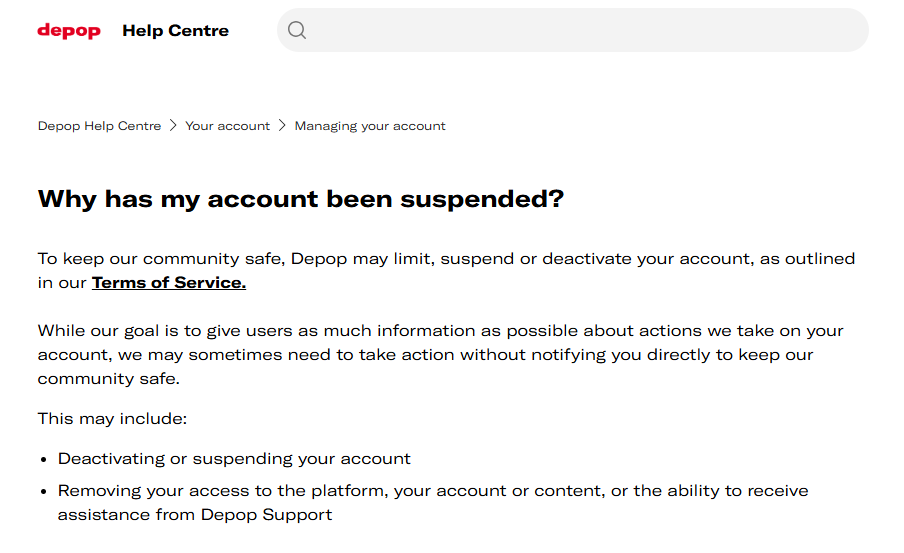 The Ban Hammer and the Bin Bag: Inside Depop's Seller Suspension Crisis 5