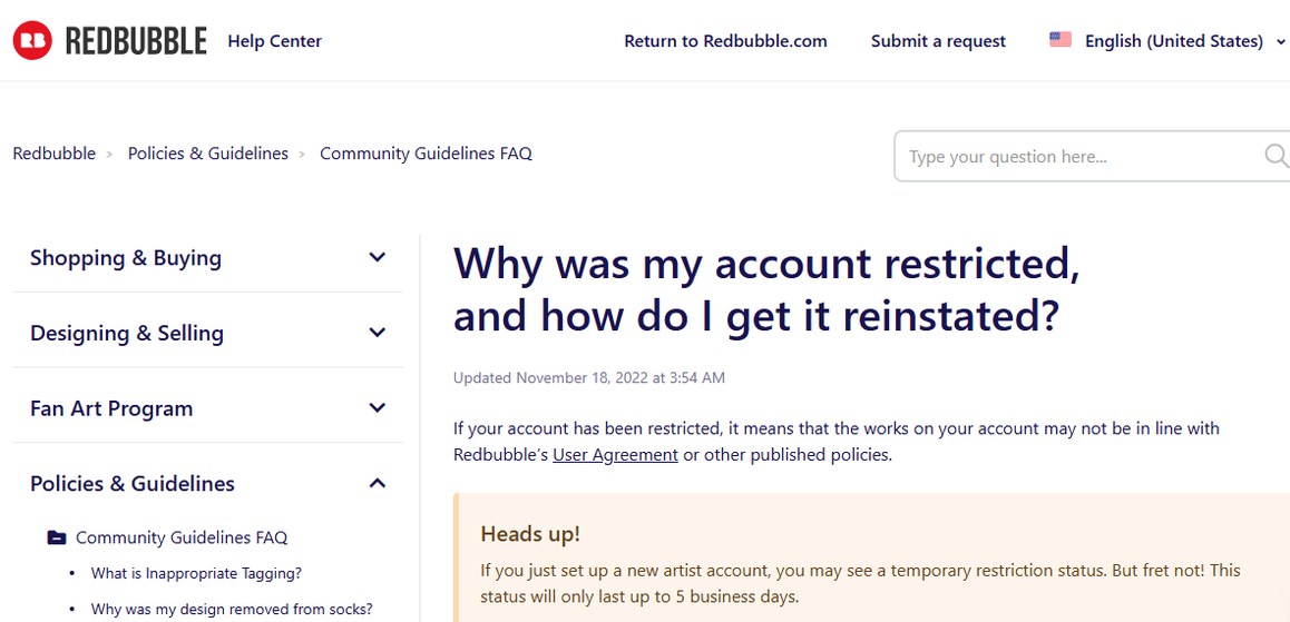 The Bubble That Bursts Artists: How Redbubble's IP Strike System Is Failing the Creators It Claims to Protect 5