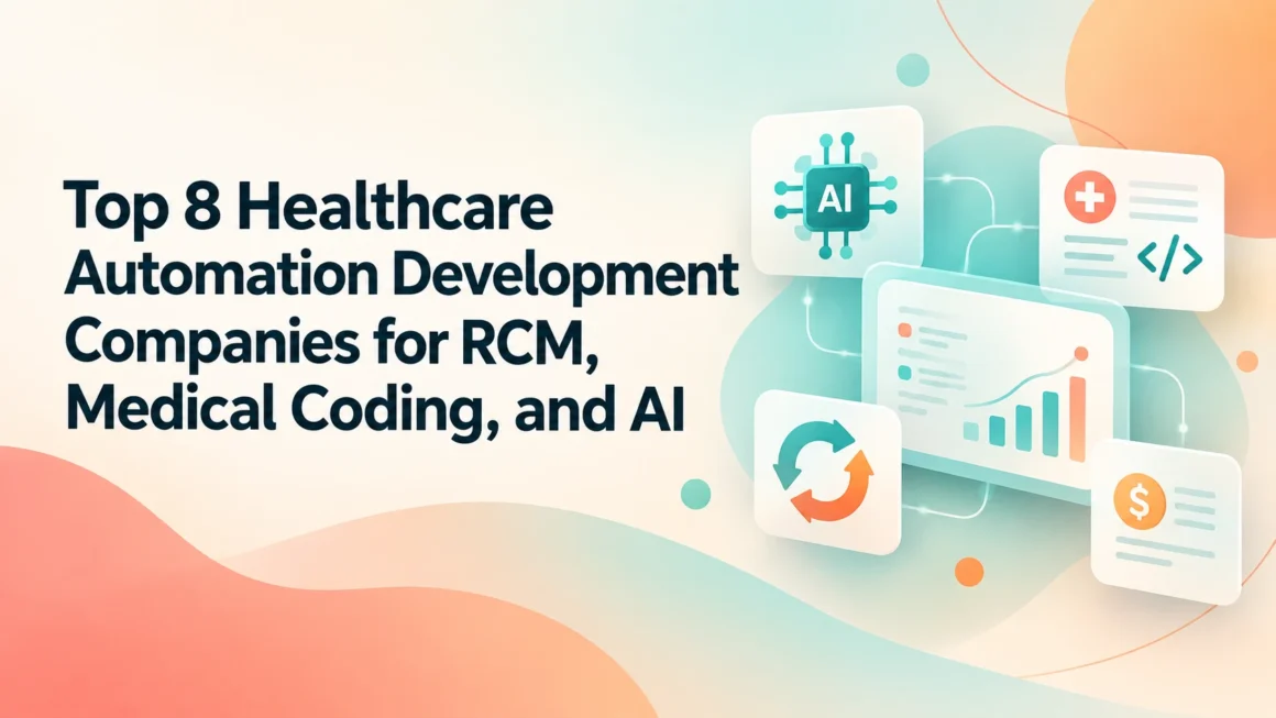 Top 8 Healthcare Automation Development Companies for RCM, Medical Coding, and AI 2 Top 8 Healthcare Automation Development Companies for RCM, Medical Coding, and AI 2