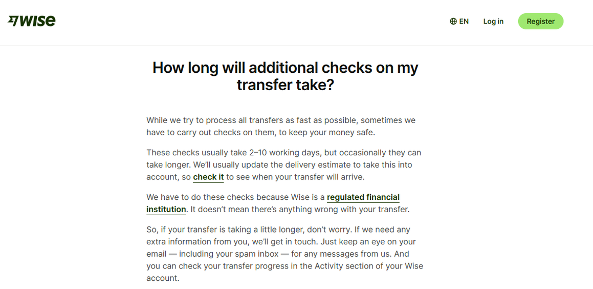 The Money Is Yours Until It Isn't: Inside Wise's Business Account Freezes 3 The Money Is Yours Until It Isn't: Inside Wise's Business Account Freezes 3