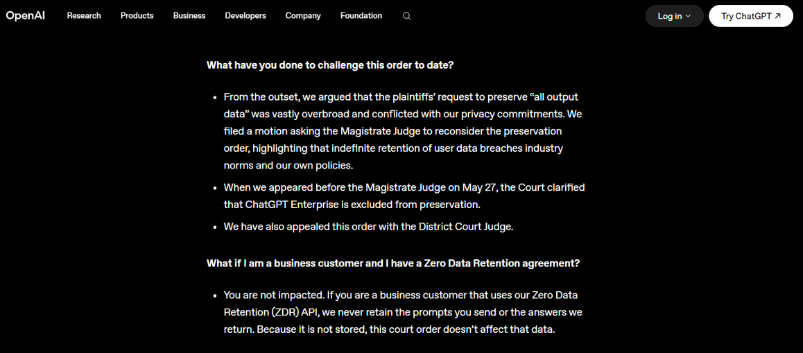 The Fine Print Problem: Inside OpenAI's Enterprise Data Retention Confusion 4